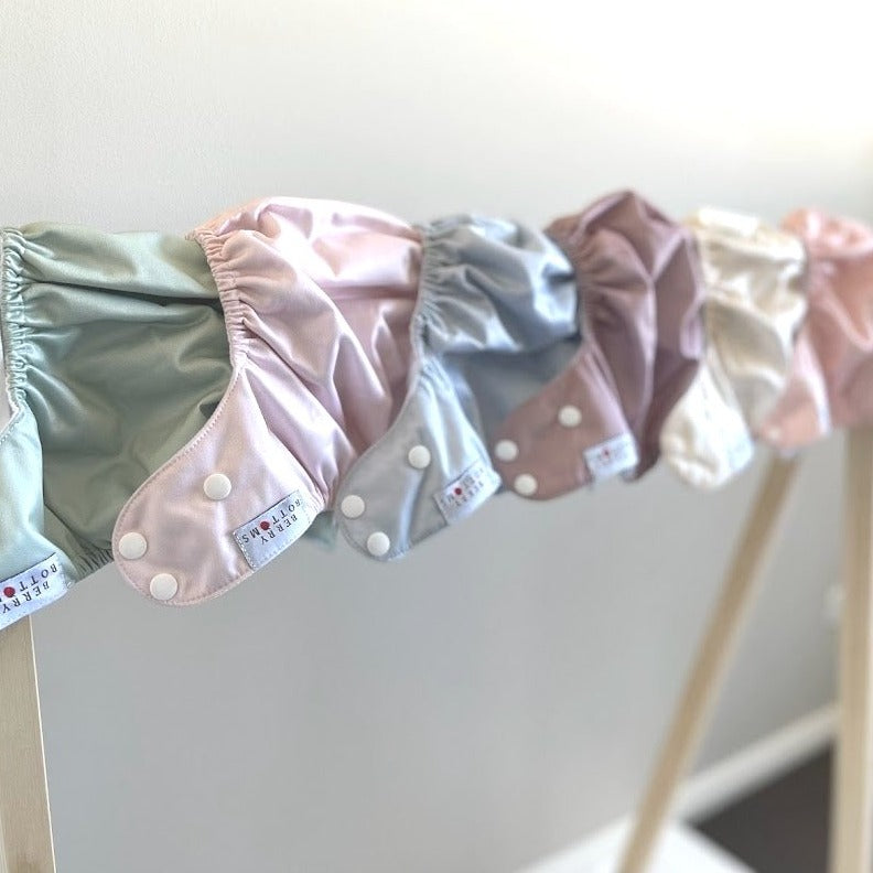 Cloth Nappies - CLEARANCE -  Dreamy (Block Colours)